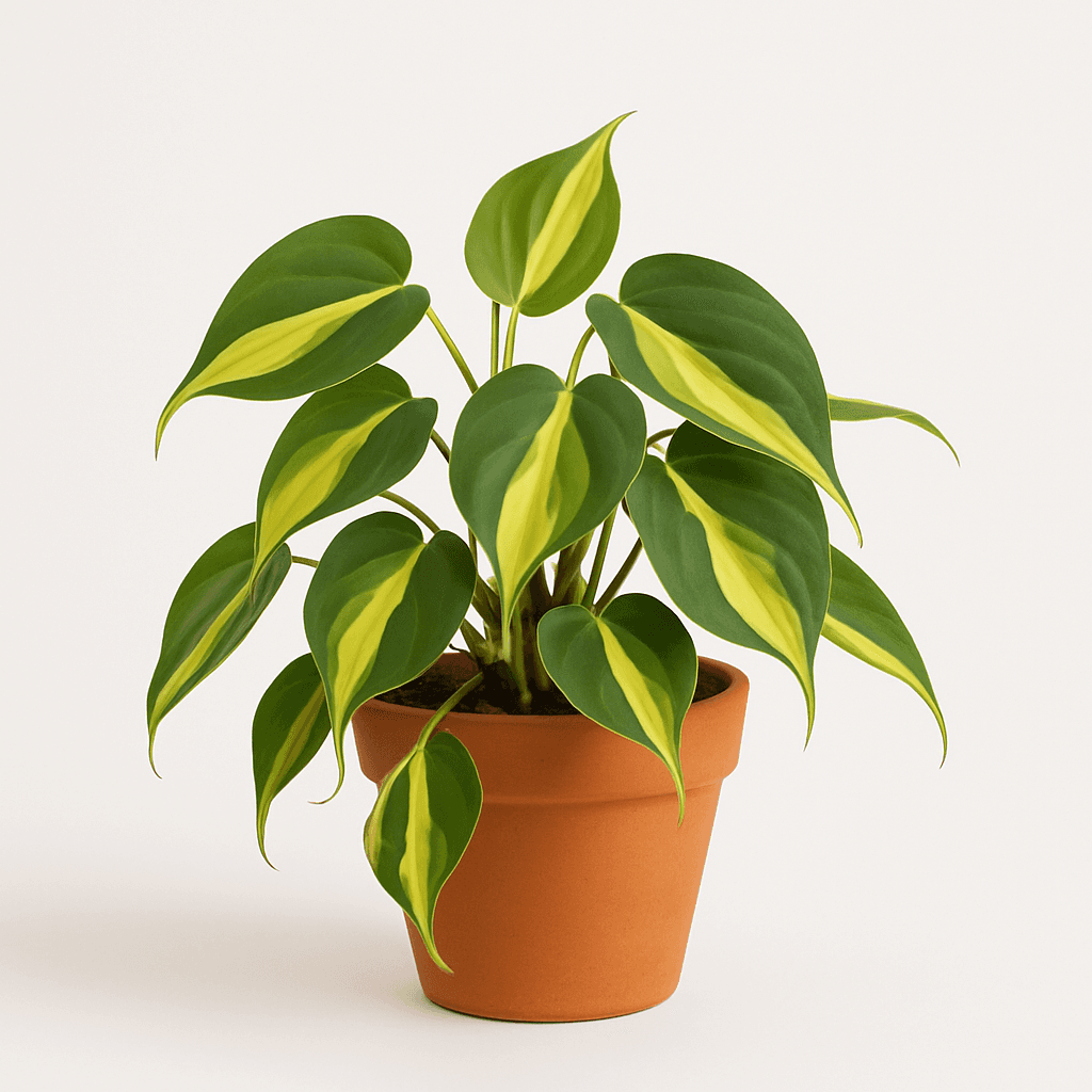 Persona cuidando plantas en casa